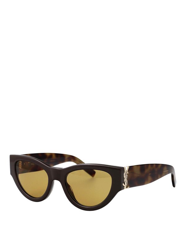 SAINT LAURENT: サングラス online - サングラス - ブラウン