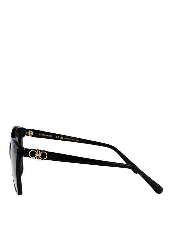 The Best Shops SALVATORE FERRAGAMO: Lunettes de soleil - Lunettes De Soleil - Noir