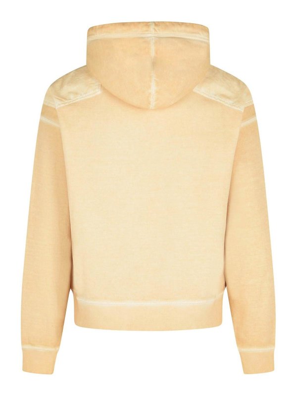 DSQUARED2: Sweatshirts & Sweaters online - Cipro Sand Cotton Sweatshirt