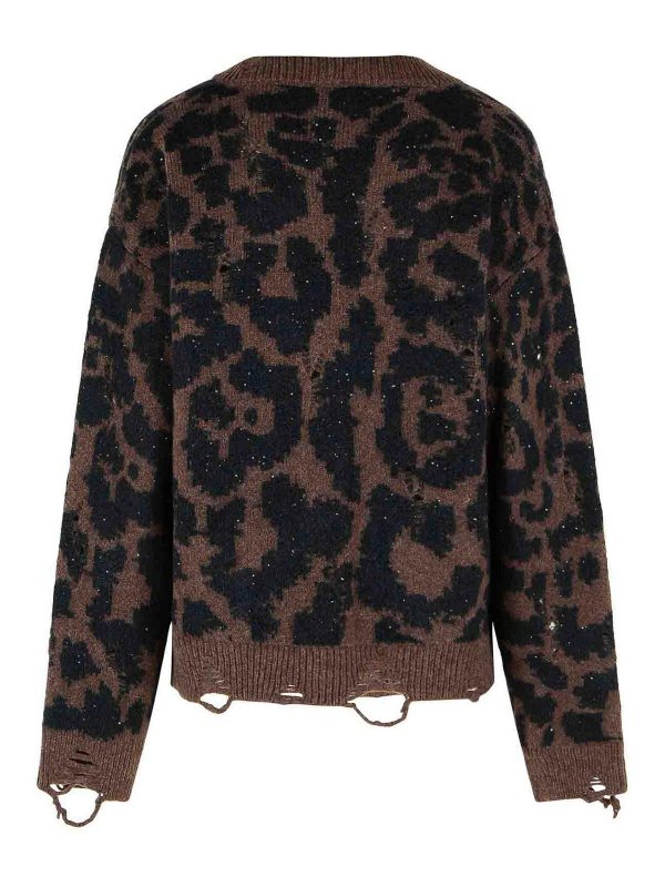 LANEUS: Cardigans online - Cardigan - Marron