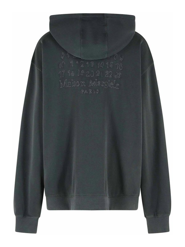 Maison Margiela: Sweatshirts & Sweaters online - Gray Cotton Sweatshirt