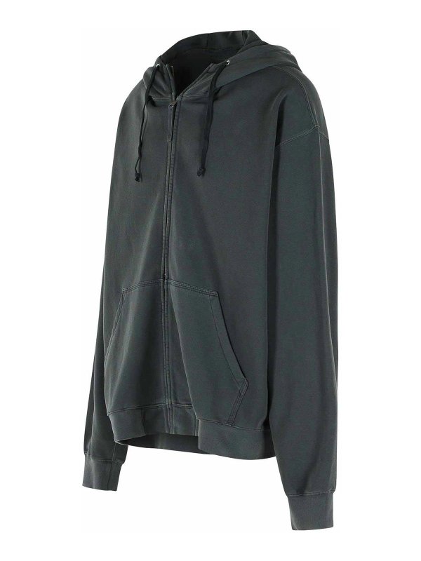 The Best Shops Maison Margiela: Sweatshirts & Sweaters - Gray Cotton Sweatshirt