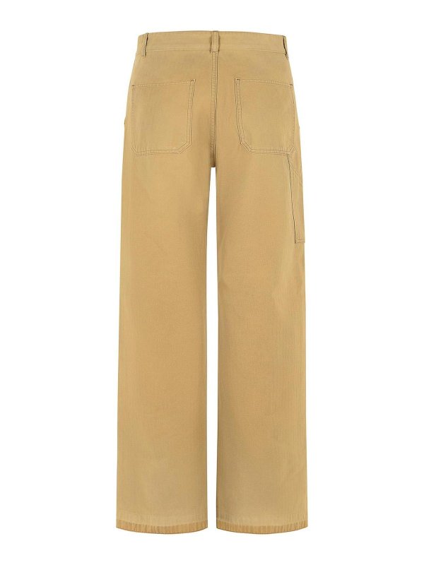 Maison Margiela: Jeans à jambe droite online - Jean Droit - Beige
