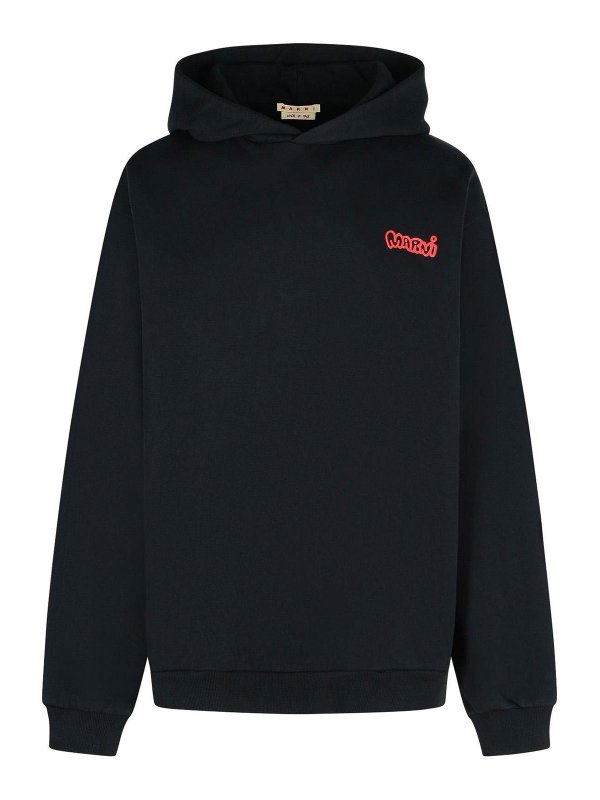 Marni: Sweatshirts und Pullover - Sweatshirt - Schwarz