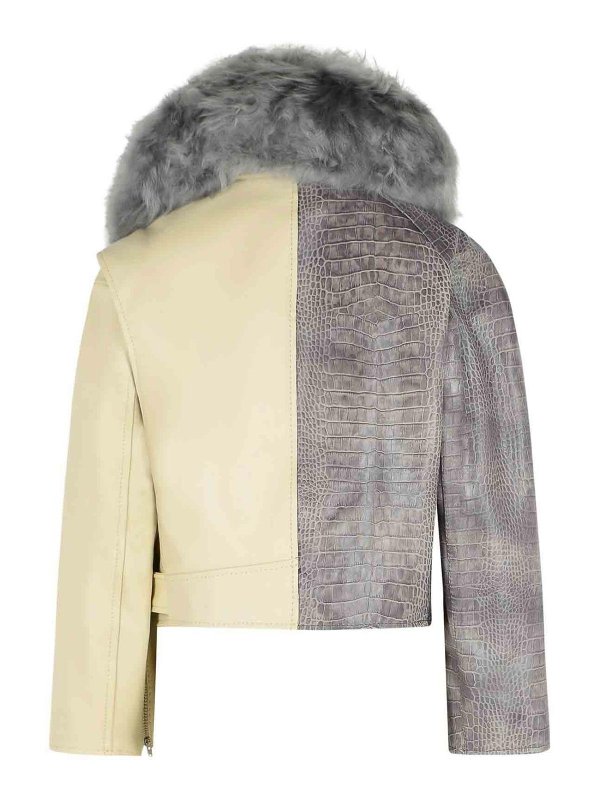 Marni: レザージャケット online - レザージャケット - グレー