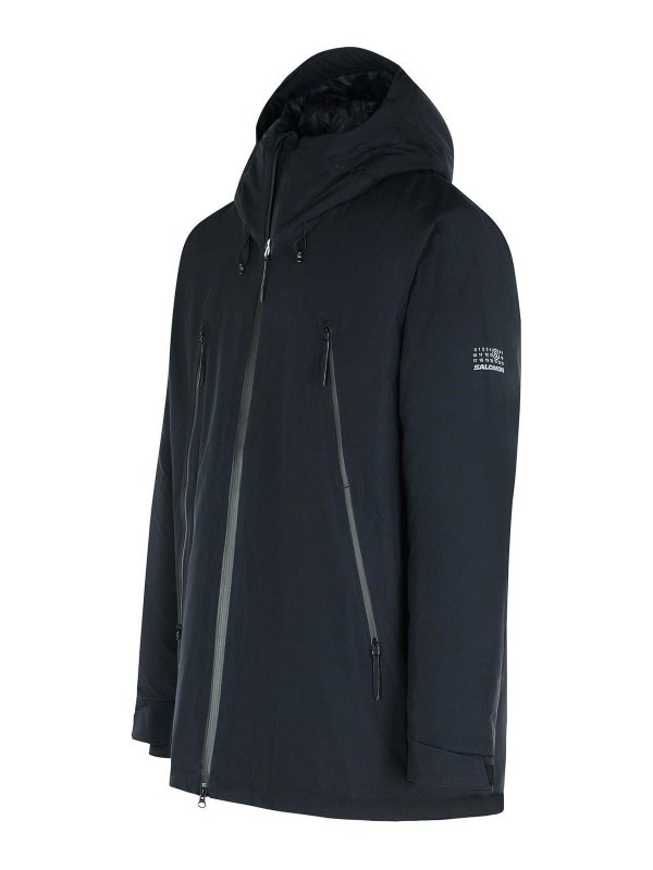 The Best Shops MM6 MAISON MARGIELA: Vestes-rembourrees - Blouson Rembourré - Noir