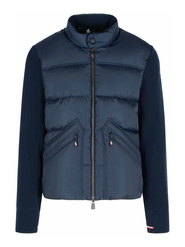 MONCLER: Cardigans - Cardigan - Bleu