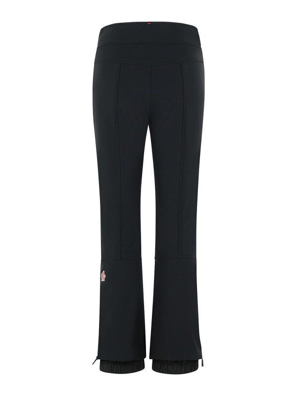 MONCLER: pantaloni sport online - Pantaloni da sci in misto poliestere nero