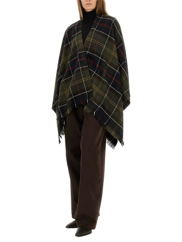 BARBOUR: scarves online - Staffin Tartan Cape