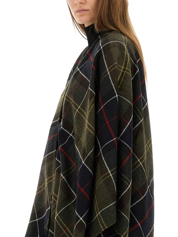 Staffin Tartan Cape shop online: BARBOUR