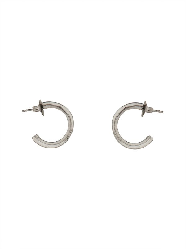 The Best Shops MM6 MAISON MARGIELA: Earrings - Hoop Earrings