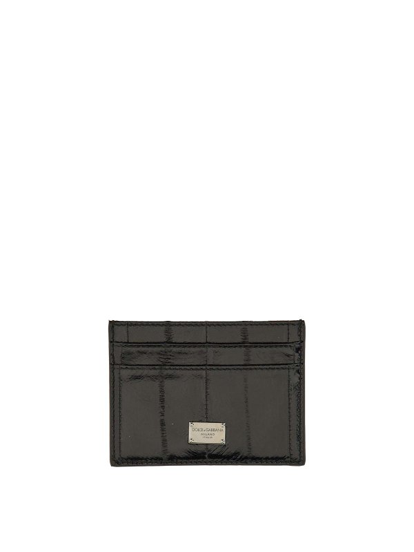 DOLCE & GABBANA: wallets & purses - Eel Skin Card Case