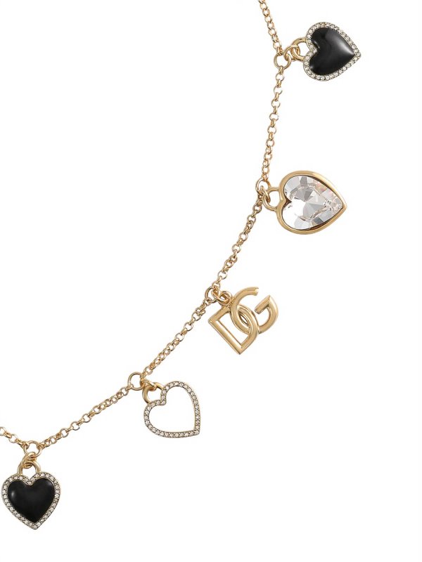 DOLCE & GABBANA: Necklaces & Chokers online - Italian Tailoring Necklace With Hearts