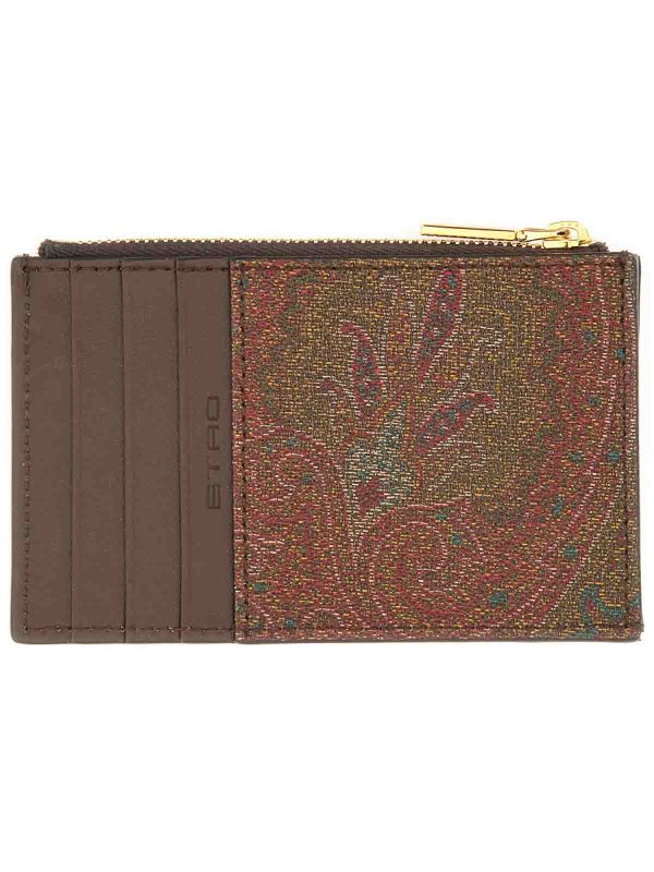 ETRO: wallets & purses online - Card Holder  With Pegasus