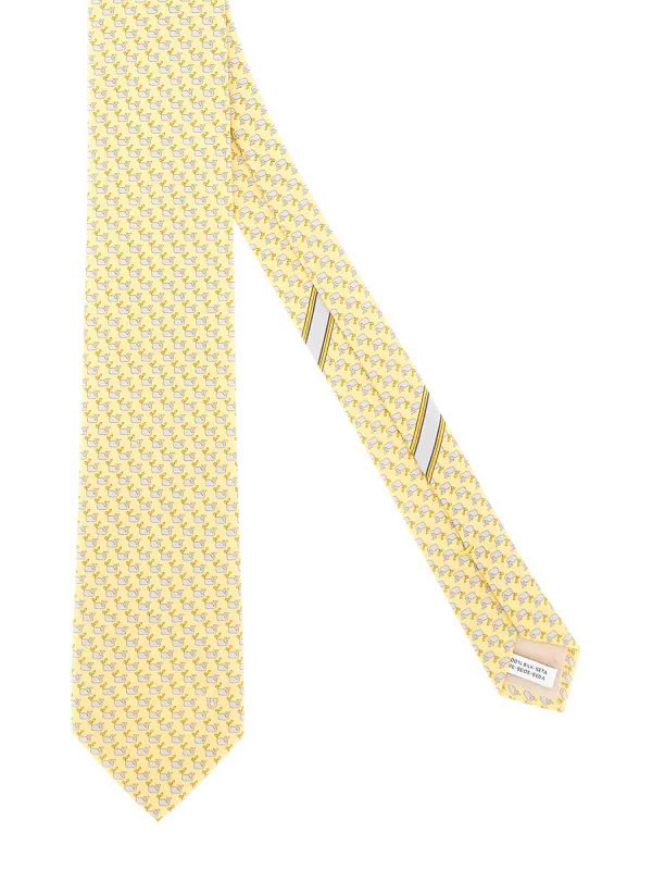 FERRAGAMO: Corbatas y pajaritas online - Corbata - Amarillo
