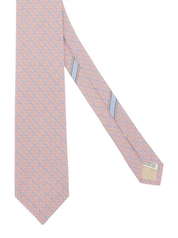 FERRAGAMO: ties & bow ties online - Tie Print Gancini