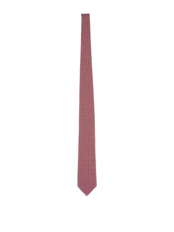 FERRAGAMO: ties & bow ties - Vara Print Tie