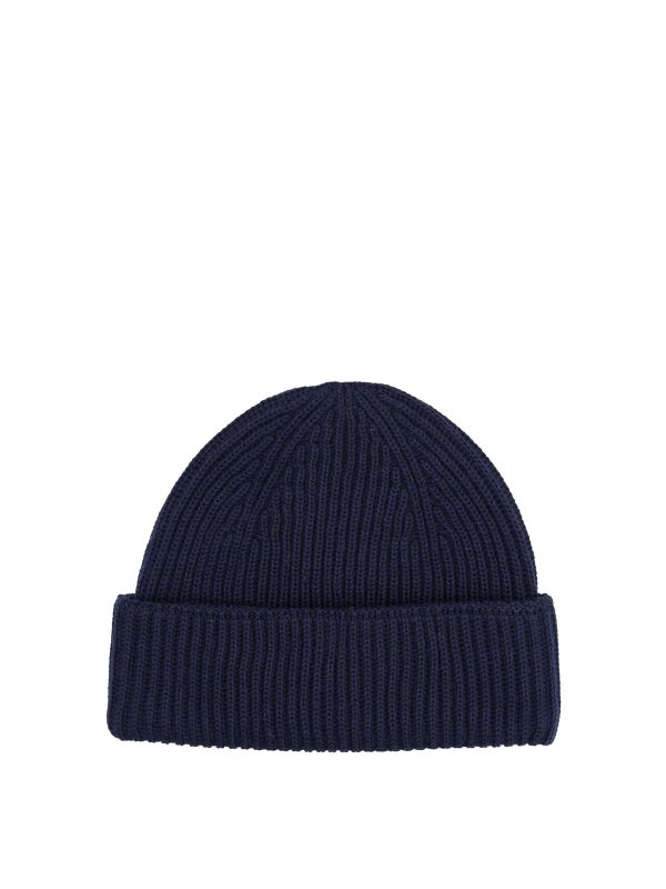 MAISON KITSUNÉ: beanies online - Beanie With Fox Patch