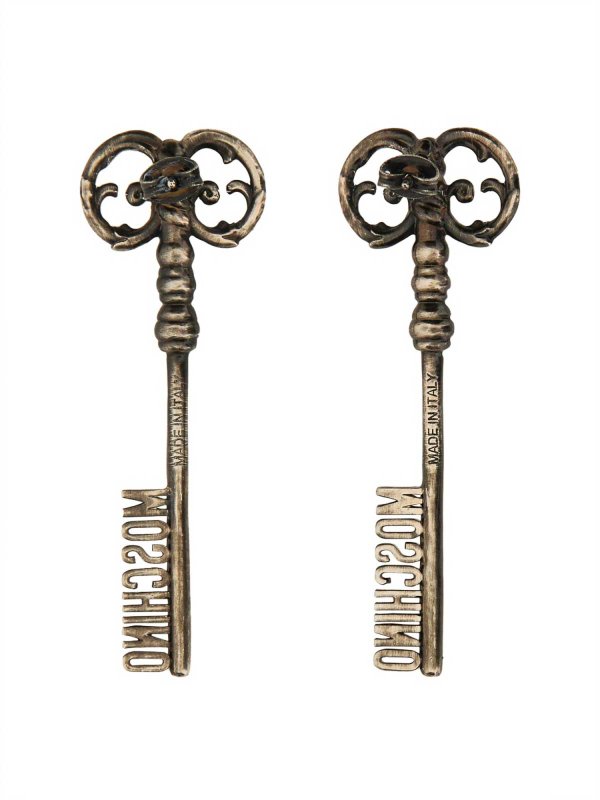 MOSCHINO: Earrings online - Logo Earrings