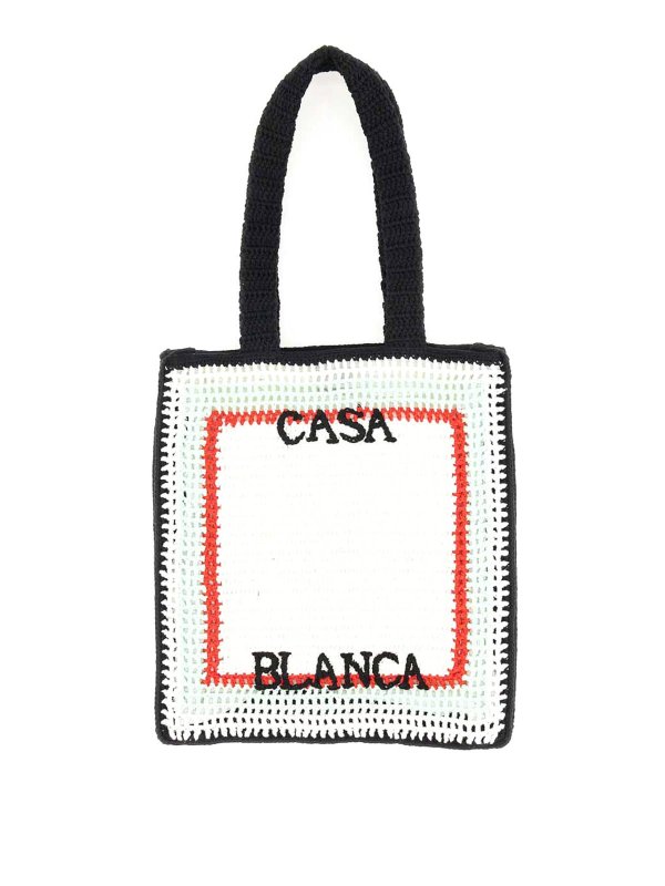 CASABLANCA: totes bags - Crochet Bag