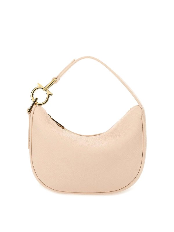 FERRAGAMO: shoulder bags - North-South Mini Hobo Bag