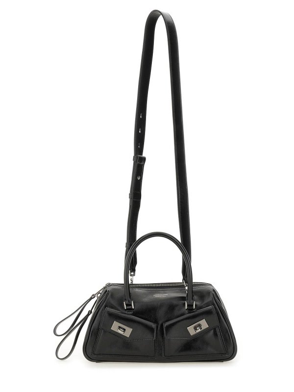 FERRAGAMO: Bolsos Shopping online - Bowling Multipocket - Negro