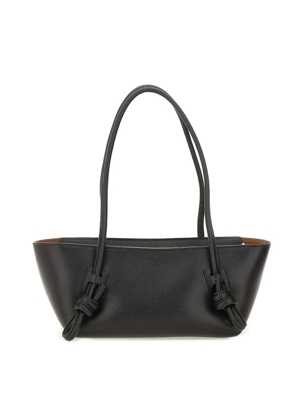 HEREU: shoulder bags - Fleca Grainy Bag