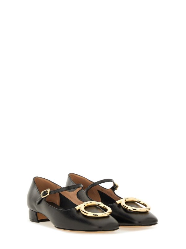 FERRAGAMO: ballerine online - Mary Jane Maxi Gancini Shoe