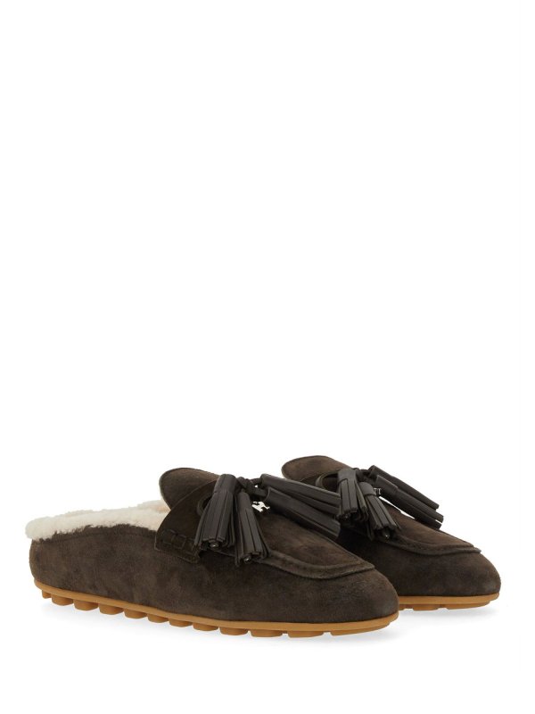 HOGAN: Loafers & Slippers online - Suede Slipper Loafer