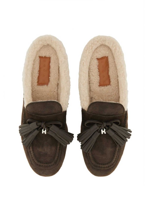 The Best Shops HOGAN: Suede Slipper Loafer