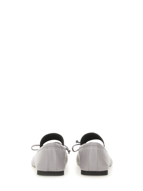 The Best Shops MM6 MAISON MARGIELA: Ballerines - Ballerines - Gris