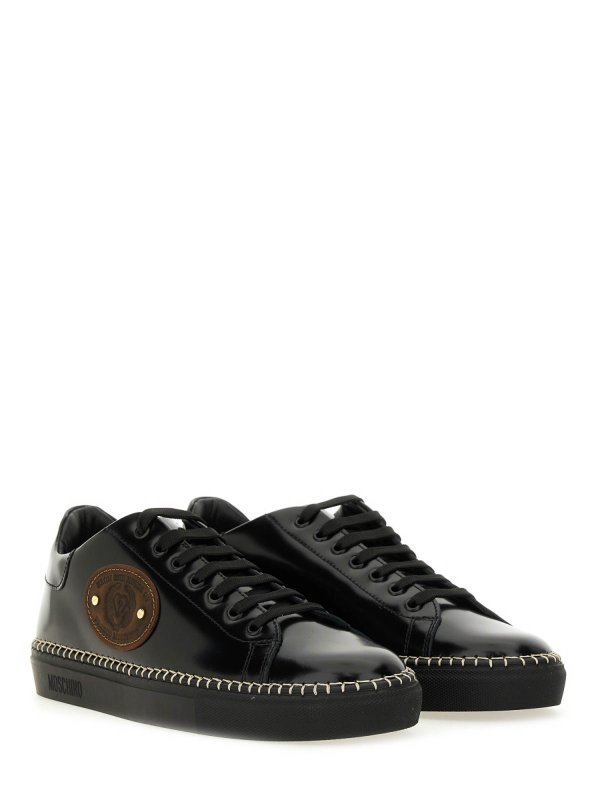 MOSCHINO: Zapatillas online - Zapatillas - Negro