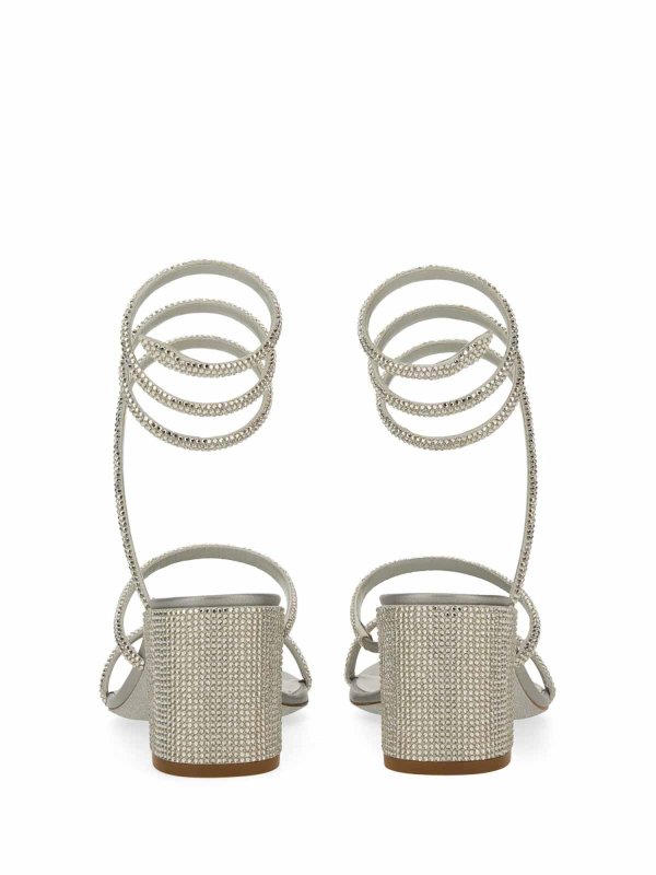 The Best Shops RENE CAOVILLA: sandals - Cleo Sandal With Crystals