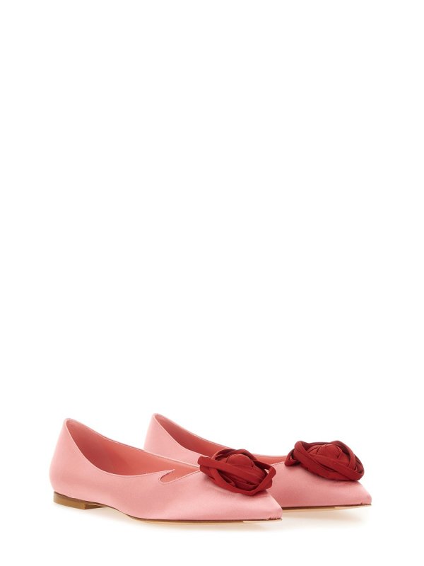 ROGER VIVIER: flat shoes online - Dancer Rose Vivier