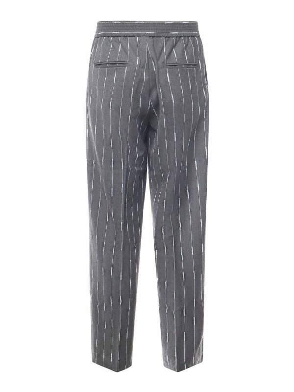 The Best Shops BONSAI: Tailored & Formal trousers - Pinstriped Trousers With Pleats