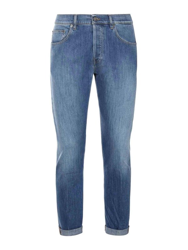 DONDUP: スキニージーンズ - スキニージーンズ - ブルー