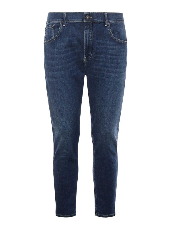 DONDUP: ストレートジーンズ - ストレートジーンズ - ブルー