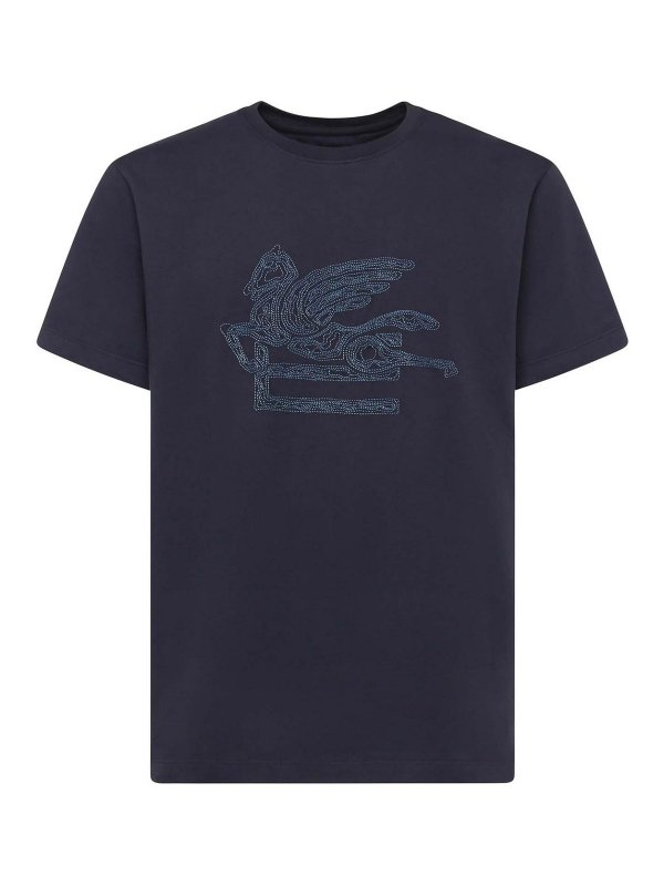 ETRO: Camisetas - Camiseta - Azul
