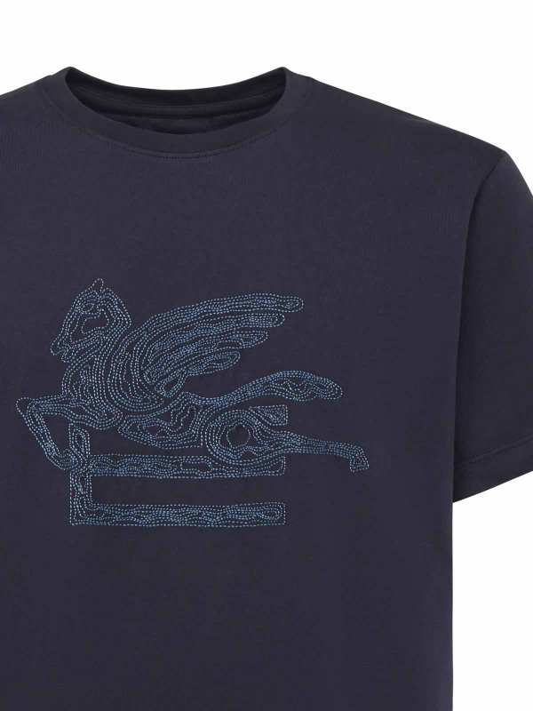 ETRO: Camisetas online - Camiseta - Azul