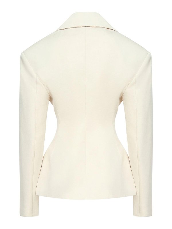 The Best Shops JACQUEMUS: Vestes de costume - Blazer - Blanc