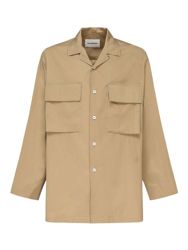 JIL SANDER: Camisas - Camisa - Beis
