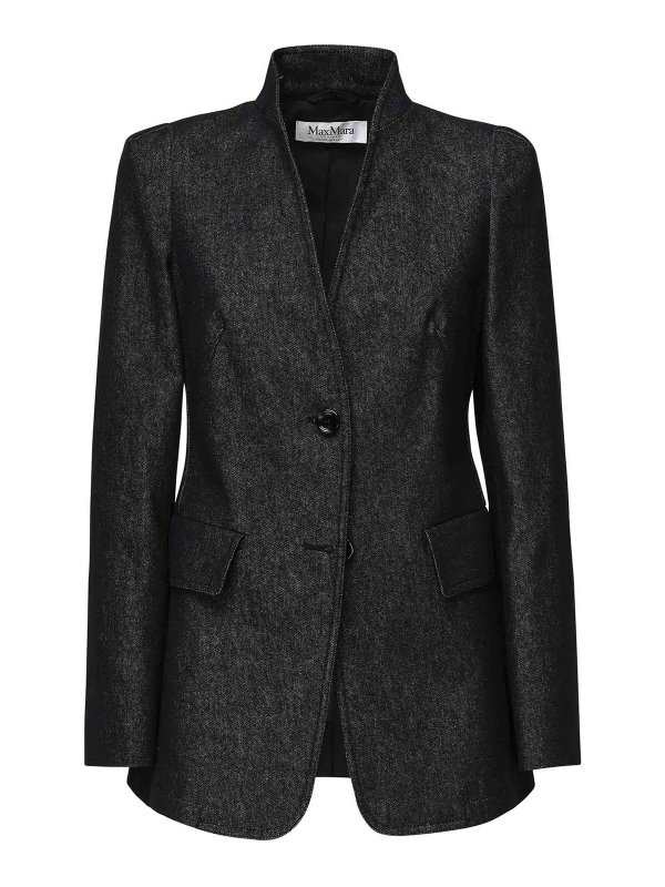 Max Mara: Blazer - Blazer - Blau