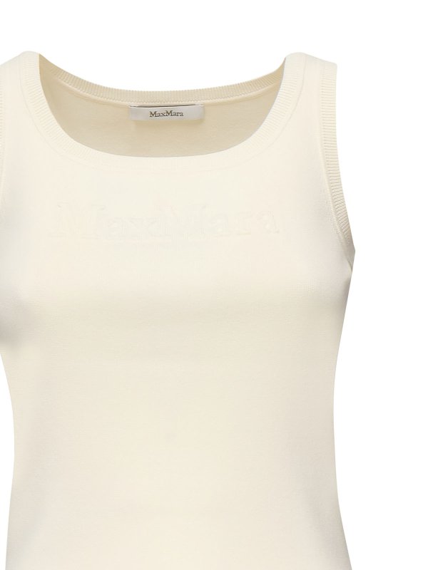 The Best Shops Max Mara: Tops und Tank Tops - Top - Weiß