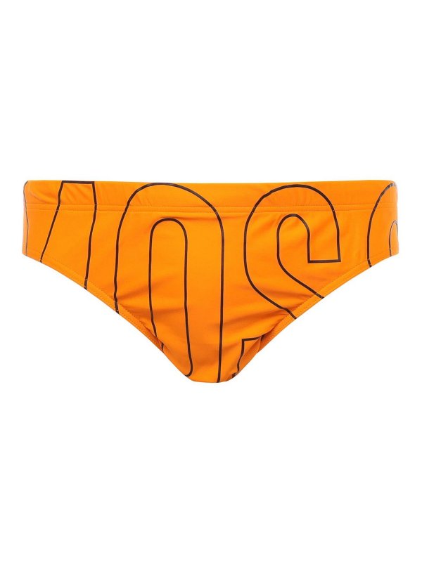 MOSCHINO: Bañadores y boxer de baño - Boxers De Baño - Naranja