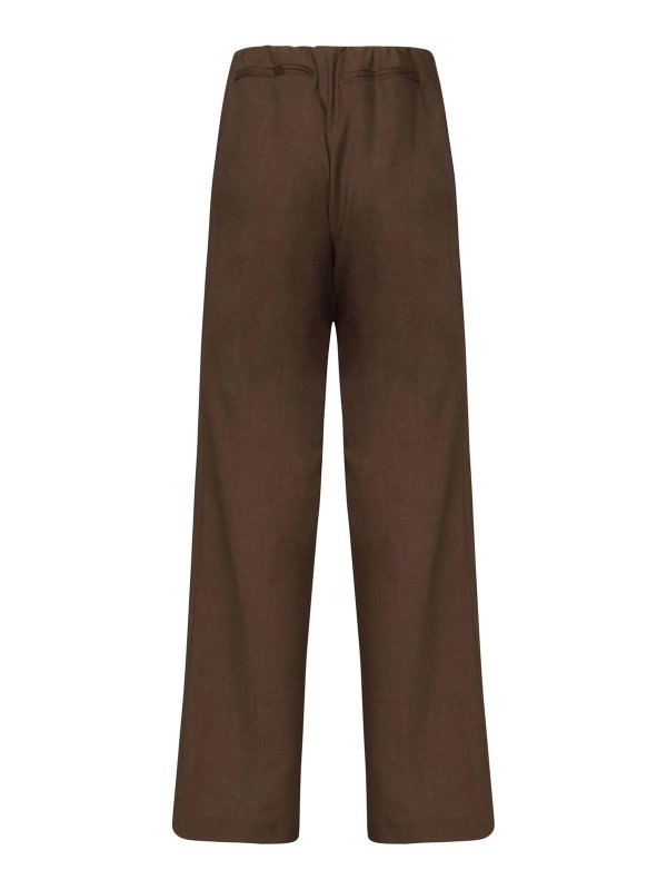 NINEMINUTES: Pantalons casual online - Pantalons Décontractés - Marron