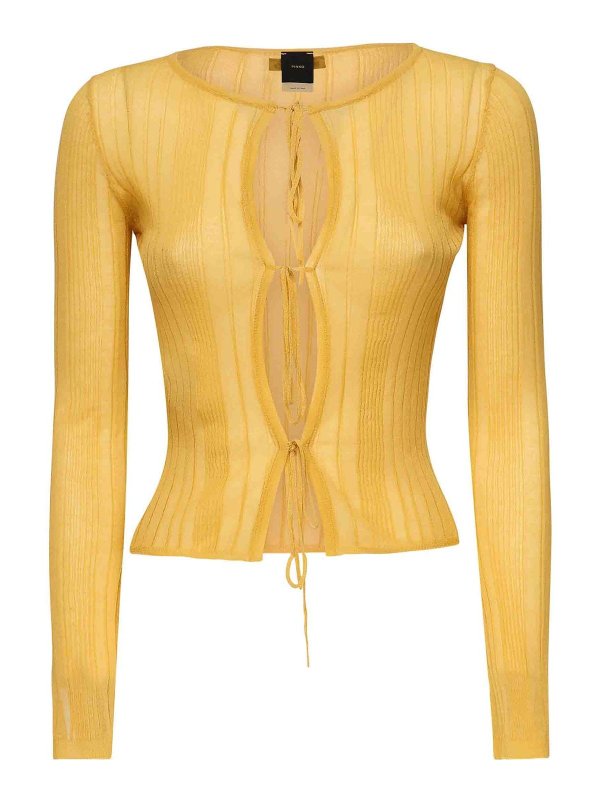 Pinko: クルーネック - クルーネック - イエロー