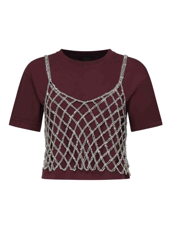 Pinko: T-shirts - T-Shirt - Rouge