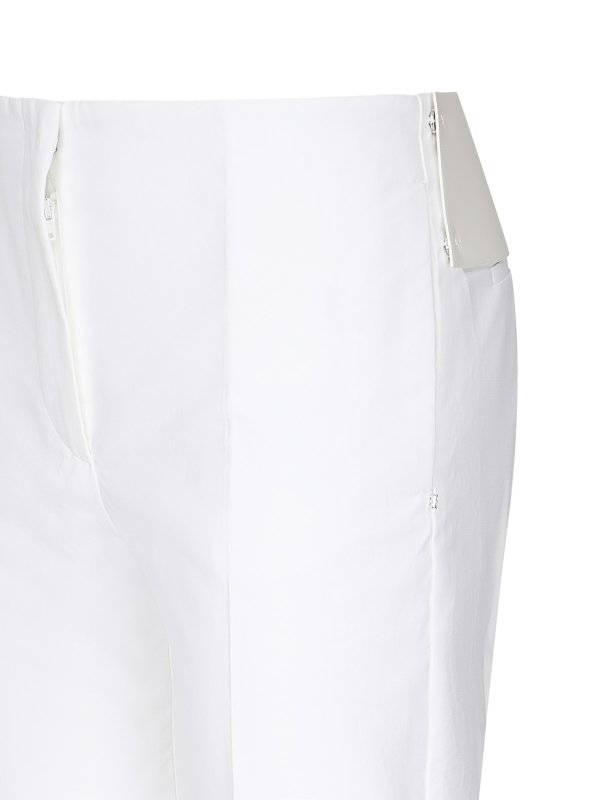 SPORTMAX: casual trousers online - Slim Cotton Trousers