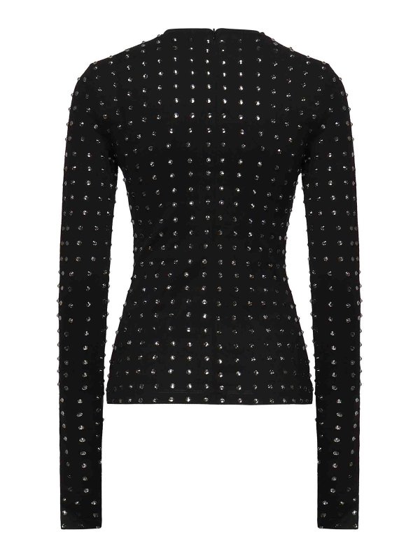 SPORTMAX: Camisetas online - Camiseta - Negro