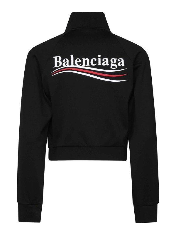 BALENCIAGA: Cuellos altos y polos online - Suéter Con Cuello Alto - Negro